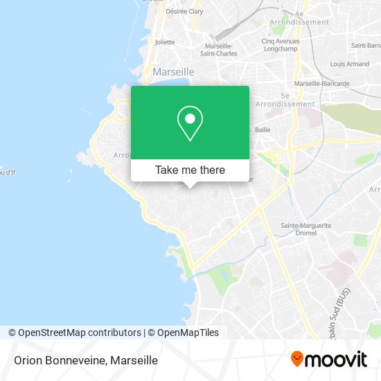 Orion Bonneveine map