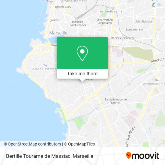 Bertille Tourame de Massiac map