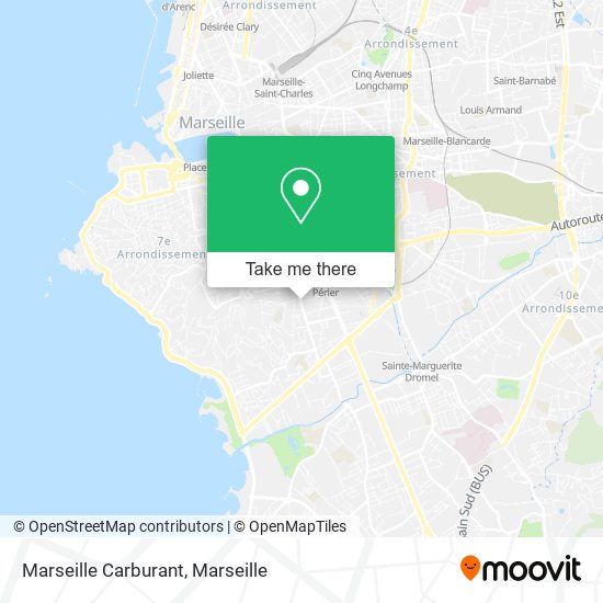 Marseille Carburant map