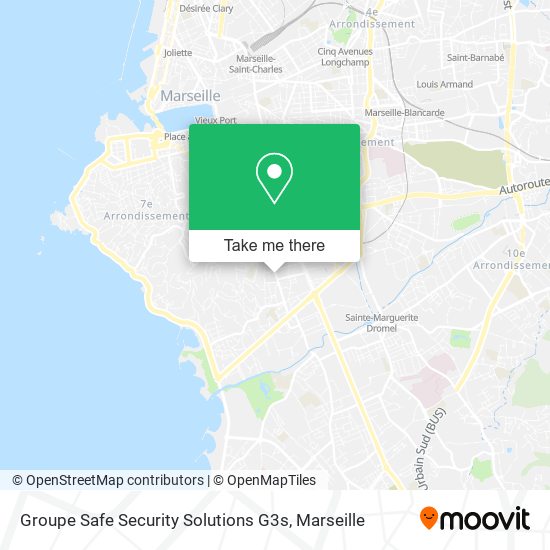 Mapa Groupe Safe Security Solutions G3s