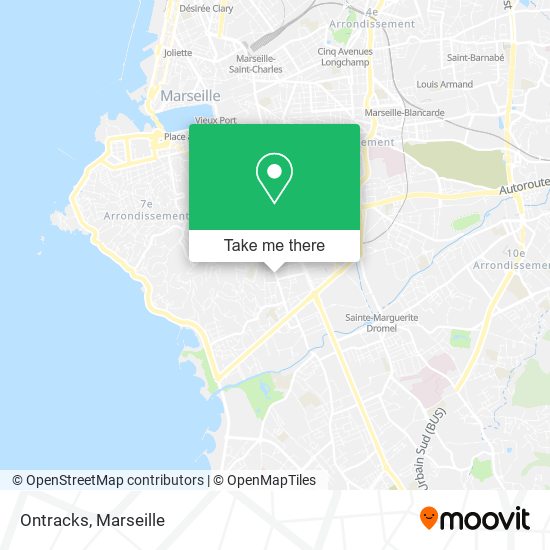 Ontracks map