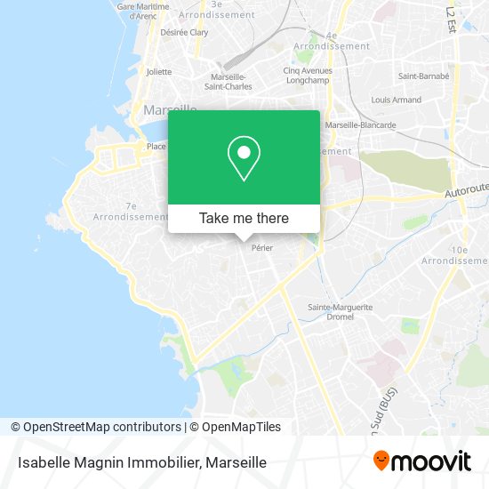 Isabelle Magnin Immobilier map