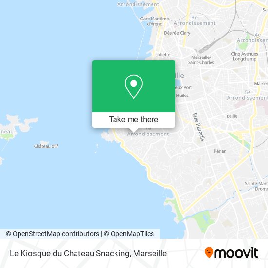 Le Kiosque du Chateau Snacking map