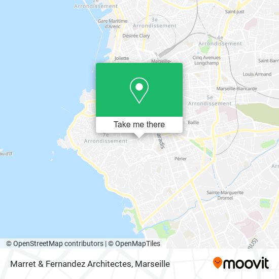 Mapa Marret & Fernandez Architectes