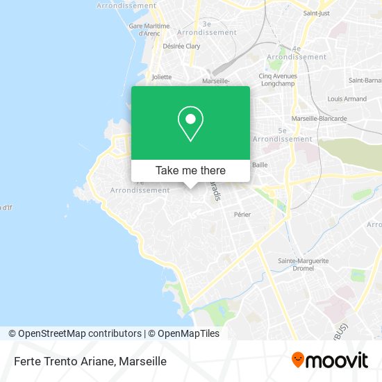 Ferte Trento Ariane map