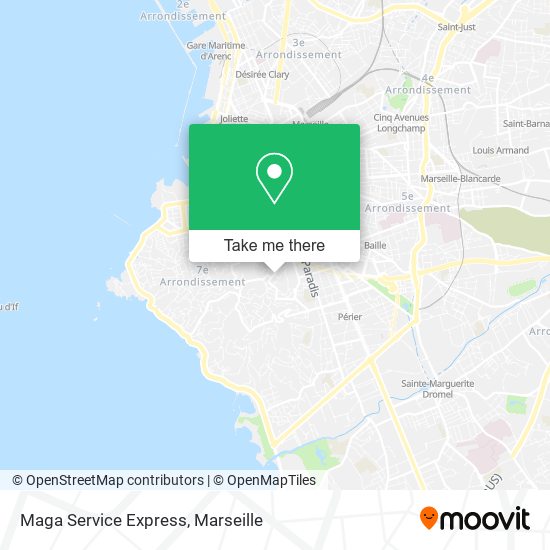 Mapa Maga Service Express