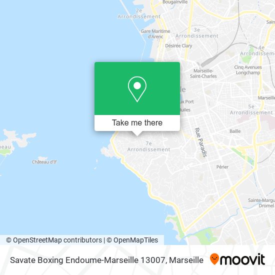 Mapa Savate Boxing Endoume-Marseille 13007