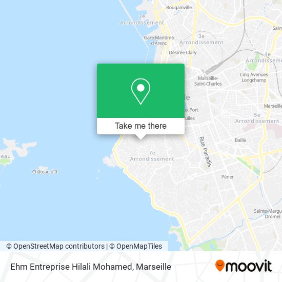 Ehm Entreprise Hilali Mohamed map