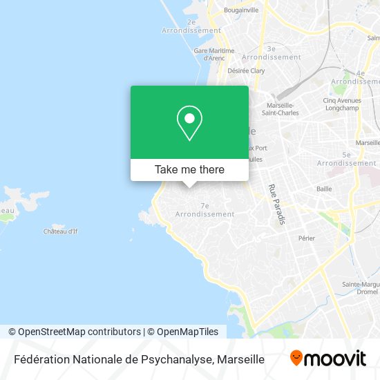 Fédération Nationale de Psychanalyse map