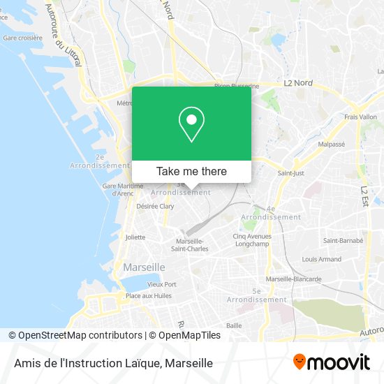 Amis de l'Instruction Laïque map