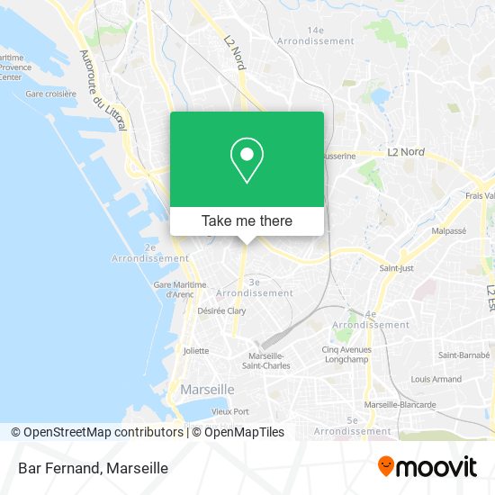 Bar Fernand map