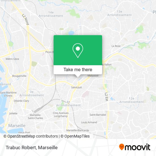 Trabuc Robert map