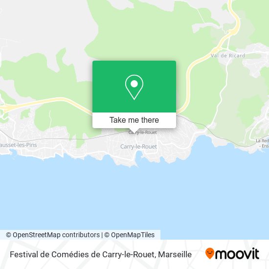 Festival de Comédies de Carry-le-Rouet map