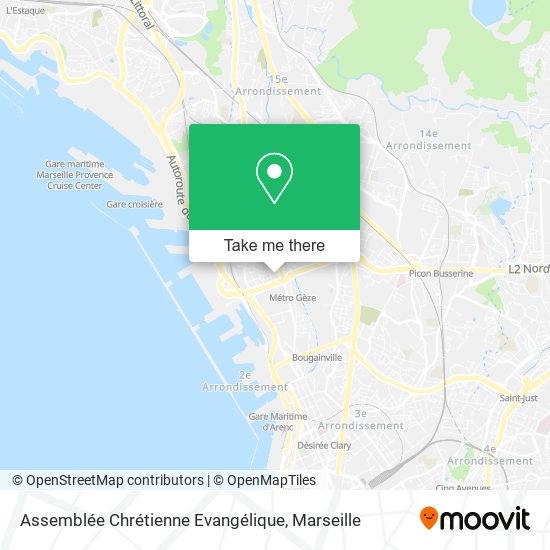 Assemblée Chrétienne Evangélique map