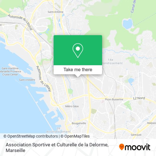 Association Sportive et Culturelle de la Delorme map