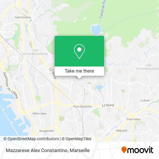 Mazzarese Alex Constantino map