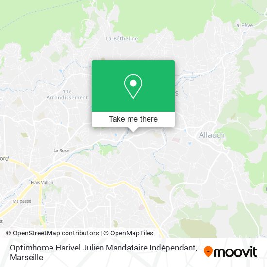 Optimhome Harivel Julien Mandataire Indépendant map