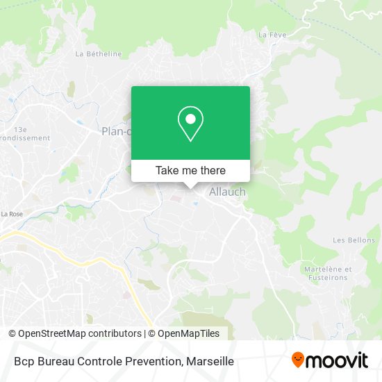 Bcp Bureau Controle Prevention map