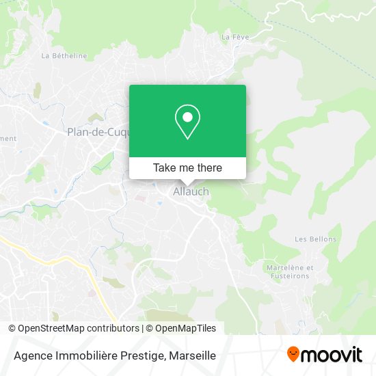 Agence Immobilière Prestige map