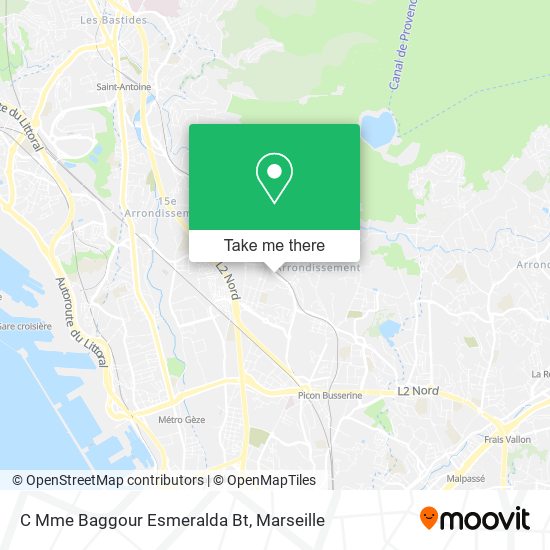 C Mme Baggour Esmeralda Bt map