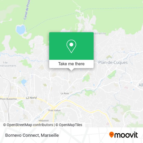 Bornevo Connect map