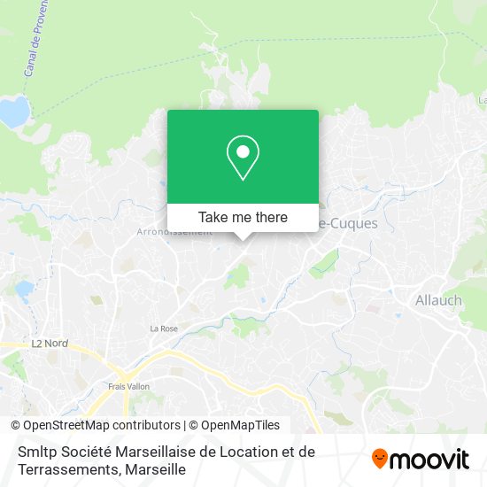 Smltp Société Marseillaise de Location et de Terrassements map