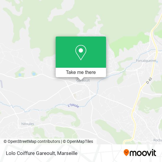 Lolo Coiffure Gareoult map