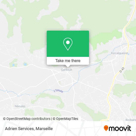 Adrien Services map