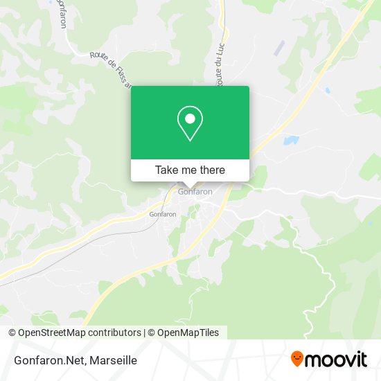 Gonfaron.Net map