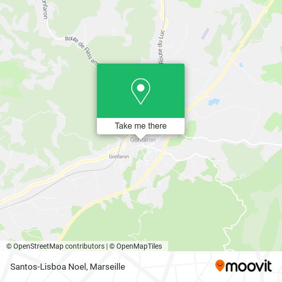 Santos-Lisboa Noel map
