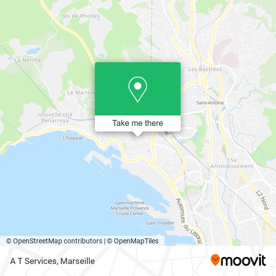 A T Services map
