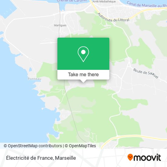 Électricité de France map