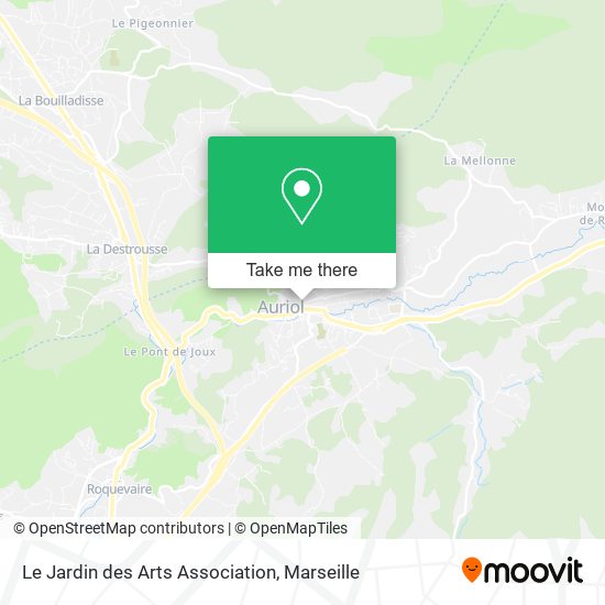Le Jardin des Arts Association map