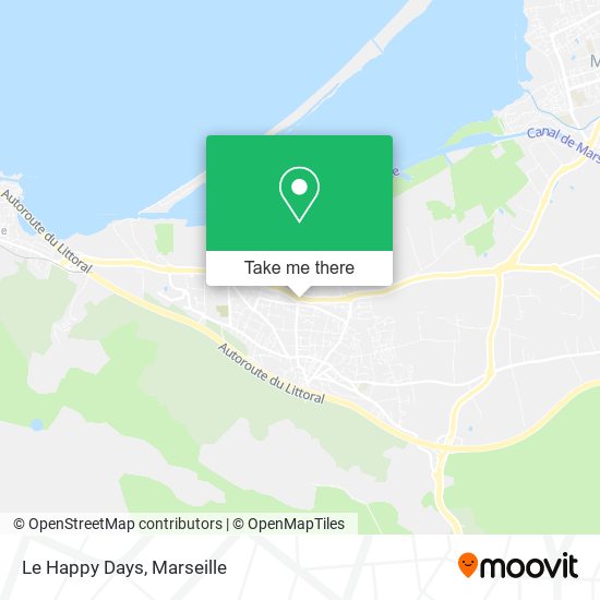 Le Happy Days map