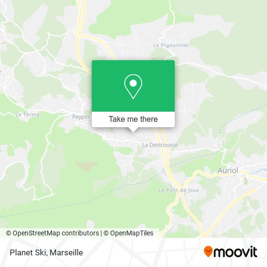 Planet Ski map
