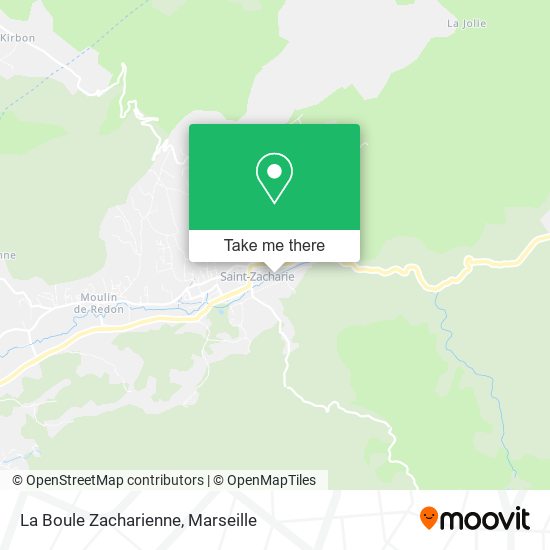 La Boule Zacharienne map