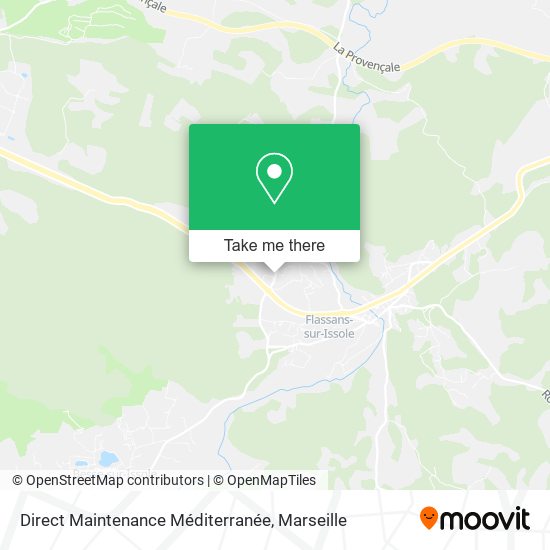 Direct Maintenance Méditerranée map