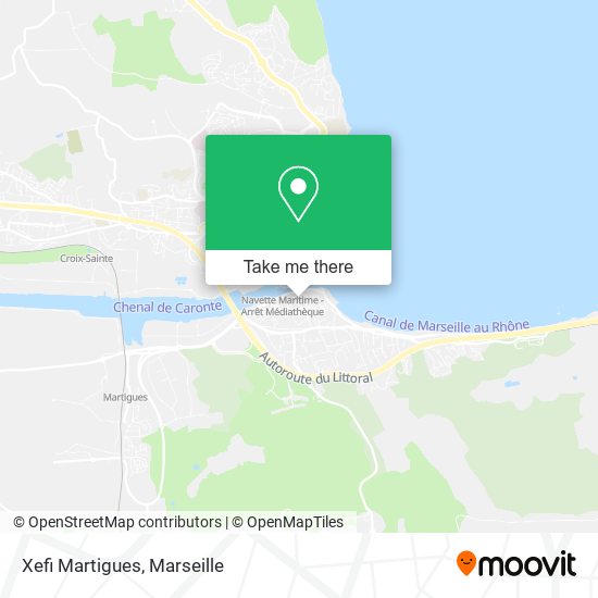 Xefi Martigues map
