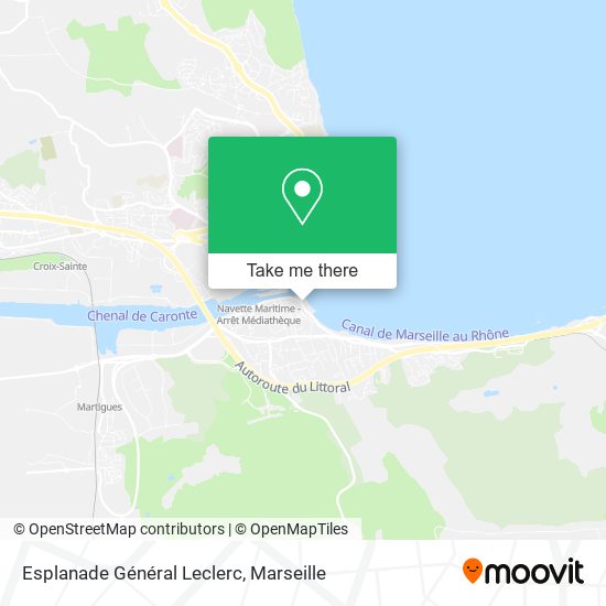 Esplanade Général Leclerc map