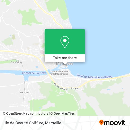 Ile de Beauté Coiffure map
