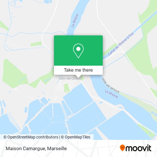 Maison Camargue map