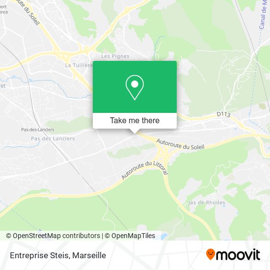 Entreprise Steis map