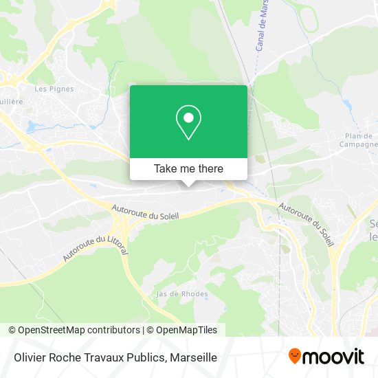 Olivier Roche Travaux Publics map