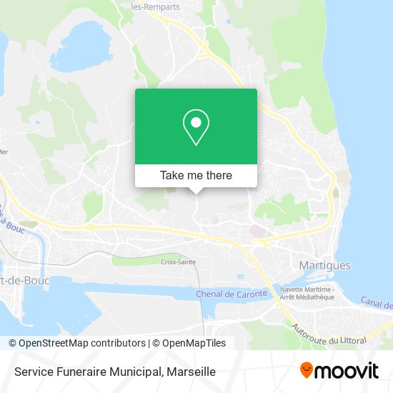 Service Funeraire Municipal map
