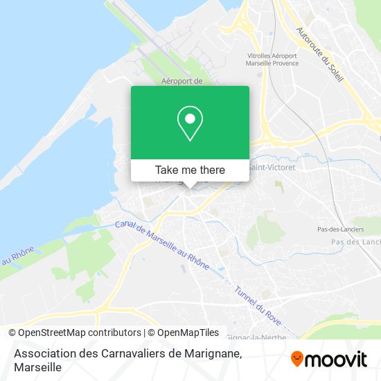 Association des Carnavaliers de Marignane map