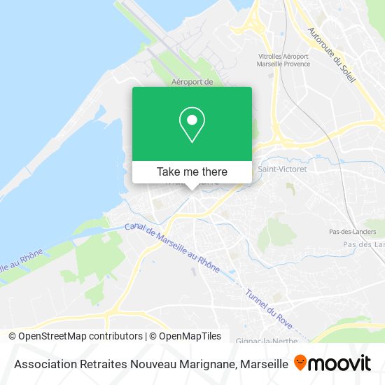 Association Retraites Nouveau Marignane map