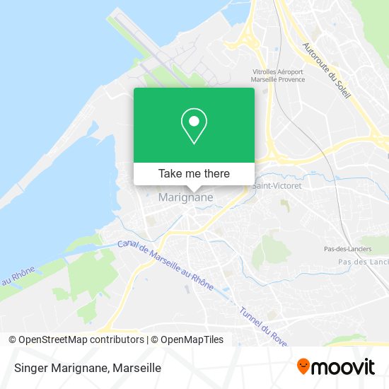 Mapa Singer Marignane