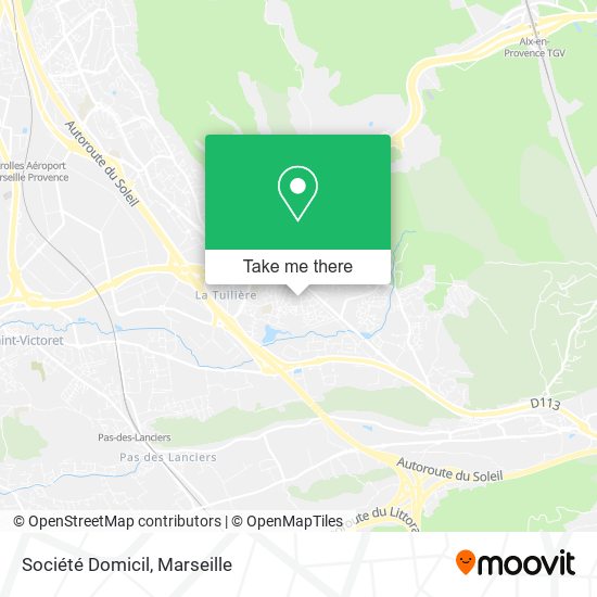 Société Domicil map