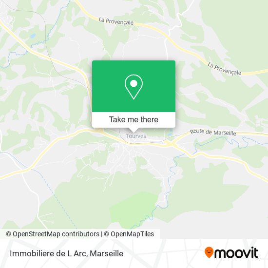 Immobiliere de L Arc map