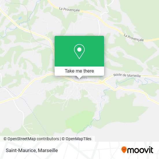 Saint-Maurice map
